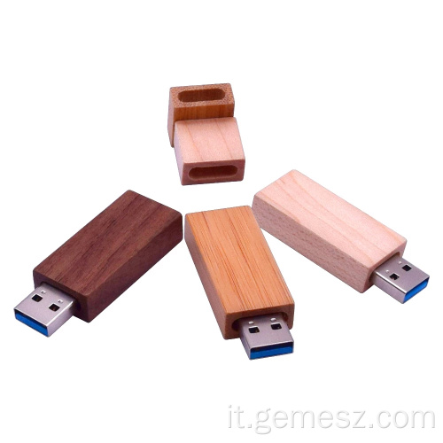 Chiavetta USB 3.0 in legno Memory Stick